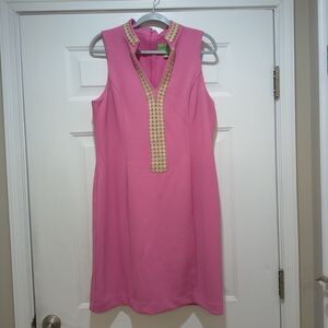 Pappagallo Brooke Classic  Lined Sheath Dress Size 14